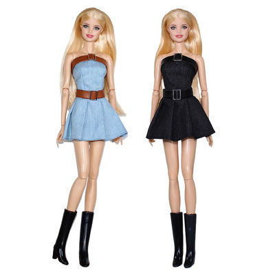 Настраиваемые хлопчатобумажные 11,5 дюймовые коллекционные куклы с платьем для кукол Барби